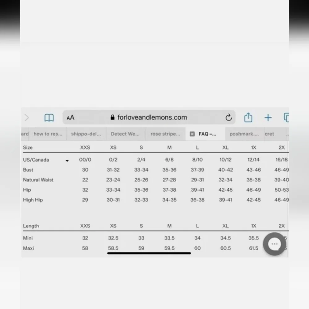 🍋For LOVE & LEMONS Crop Top and Skirt Set-2pc - Picture 7 of 16